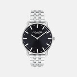 COACH ELLIOT BLACK DIAL STAINLESS STEEL WATCH 14000116