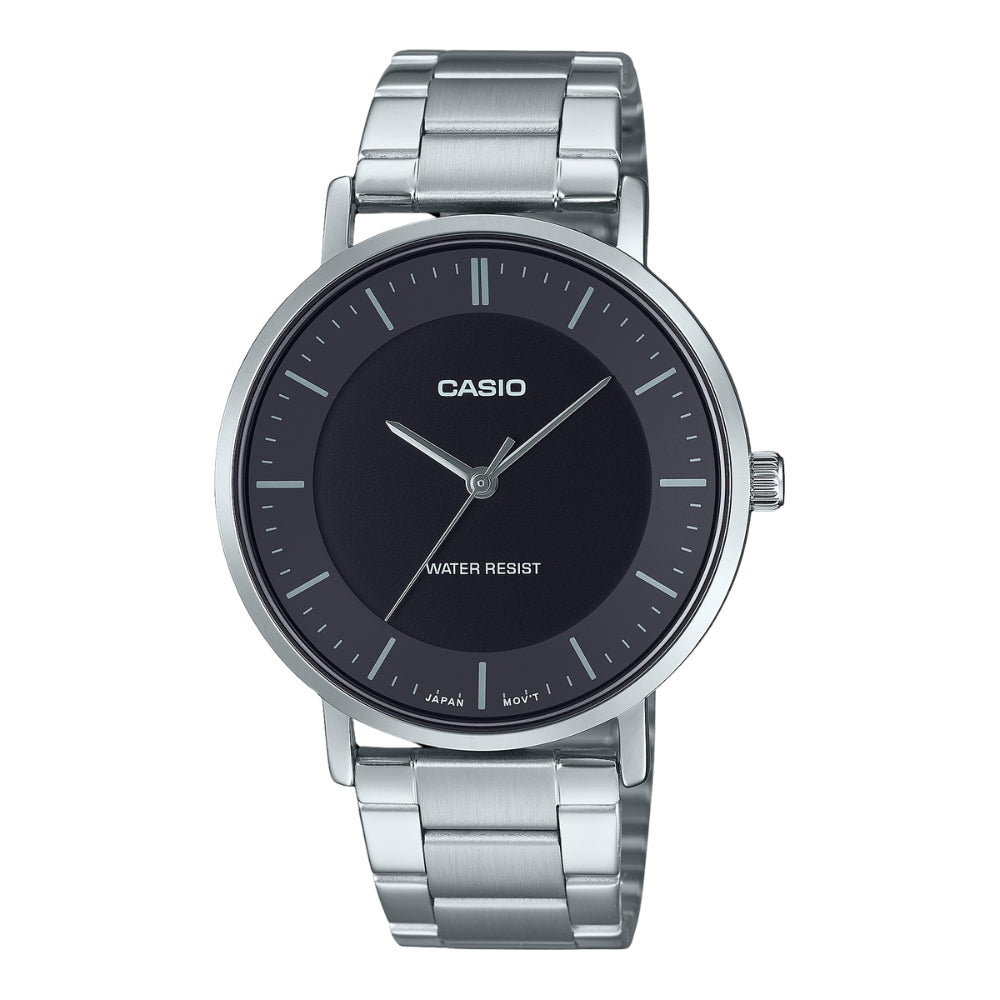 CASIO STANDARD MTP-VT04D-P SERIES ANALOG STEEL WATCH