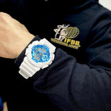 CASIO G-SHOCK GA-110AS SERIES BLUE GREEN DIAL RESIN STRAP WATCH