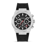 Ducati Chronograph Black Silicon Strap Black Dial Watch DTWGO0000902