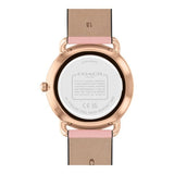 COACH ELLIOT CRYSTAL ACCENT & BLUSH LEATHER STRAP WATCH 14504295