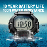 CASIO DIGITAL AE-1600H-P SERIES SPORTY RESIN BAND WATCH