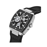 Ducati Men's 40 MM Black Analog Leather Strap Watch DTWGB0000701