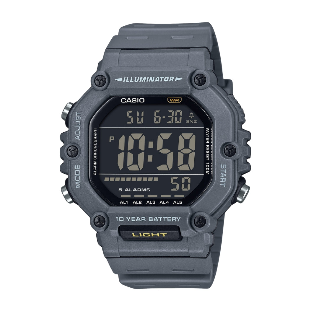 CASIO DIGITAL AE-1600H-P SERIES SPORTY RESIN BAND WATCH