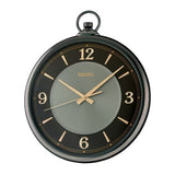 SEIKO QXA843K BLACK DIAL ELEGANT WALL CLOCK