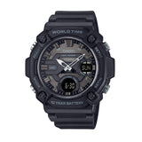 CASIO STANDARD AEQ-120W SERIES BLACK RESIN BAND WATCH