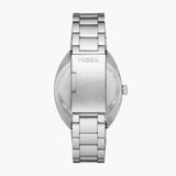 FOSSIL BREAKER WHITE DIAL THREE-HAND DATE STAINLESS STEEL WATCH FS6063