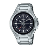 CASIO STANDARD MTP-RS100D SERIES SOLAR-POWERED STAINLESS STEEL WATCH