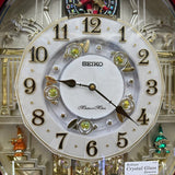 SEIKO QXM612R MELODIES IN MOTION RED CASE WALL CLOCK
