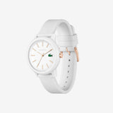 LACOSTE 2001211 WHITE SILICONE ANALOG WATCH