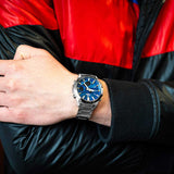 Casio Edifice Blue Dial Silver Stainless Steel Strap Men Watch EFV-C120D-2ADF-P