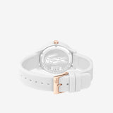 LACOSTE 2001211 WHITE SILICONE ANALOG WATCH