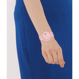 LACOSTE 2001213 PINK SILICONE ANALOG WATCH