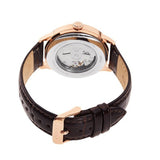 ORIENT RA-AS0102S30B BAMBINO SUN & MOON WHITE DIAL BROWN LEATHER WATCH