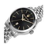 Maserati Epoca Stainless Steel Black Dial Quartz Watch R8853118523
