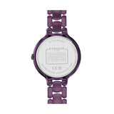 COACH CHELSEA PURPLE STEEL WATCH 14504353