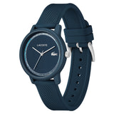 LACOSTE 12.12 2001290 METALLIC GLITZ BLUE DIAL SILICONE WATCH