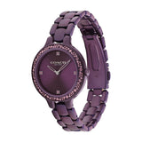 COACH CHELSEA PURPLE STEEL WATCH 14504353