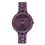 COACH CHELSEA PURPLE STEEL WATCH 14504353