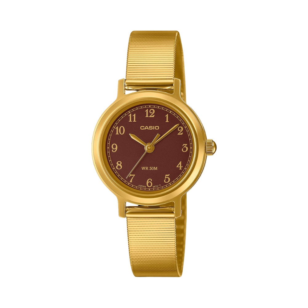 CASIO STANDARD LTP-B170G SERIES RETRO STYLE METAL BRACELET WATCH