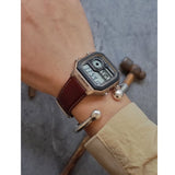 CASIO STANDARD DIGITAL BROWN LEATHER WATCH AE-1200WHL-5AVDF