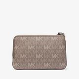 Michael Kors Jet Set Travel Small Signature Logo Wristlet Mushroom | Until July 28 Only