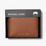 Michael Kors Cooper Pebbled Leather Billfold Wallet With Coin Pouch | Until July 01 Only