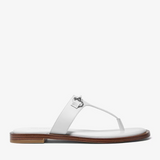Michael Kors Carson Leather Sandal Optic White | Until July 01 Only