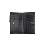 KARL LAGERFELD PARIS BI-FOLD CARD CASE WITH PINS - BLACK | Until July 13 Only