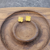 AG Collective Jewelry Golden Charm – Yellow Mila Clover Earrings