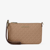 Michael Kors Jet Set Small Leather Convertible Wristlet Camel | Until June 29 Only