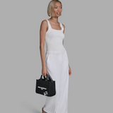 KARL LAGERFELD PARIS KRISTINA SMALL CROSSBODY CANVAS | Until July 27 Only