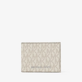 Michael Kors Cooper Striped Signature Logo Billfold Wallet With Passcase Vanilla Combo | Until July 01 Only