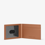 Michael Kors Cooper Striped Signature Logo Billfold Wallet With Passcase Vanilla Combo | Until July 01 Only