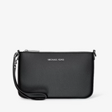 Michael Kors Jet Set Small Leather Convertible Wristlet Black | Until June 29 Only