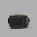 KARL LAGERFELD PARIS MAYBELLE CROSSBODY WITH PARIS PINS BLACK/GOLD | Until July 27 Only