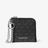 Michael Kors Jet Set Travel Medium Signature Logo Chain Wallet Black | Until July 01 Only