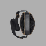 KARL LAGERFELD PARIS MAYBELLE CROSSBODY WITH PARIS PINS BLACK/GOLD | Until July 27 Only