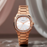 French Connection Rose Gold Stainless Steel Strap Women's Watch FCH23RGM