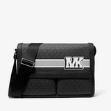 Michael Kors Pacey Embellished Signature Logo Messenger Bag Black Combo | Until July 28 Only