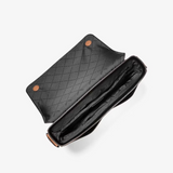 Michael Kors Pacey Embellished Signature Logo Messenger Bag Vanilla Combo | Until July 28 Only