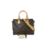Louis Vuitton S25090505 LV Monogram Speedy 25 Hand Bag (Good Condition)