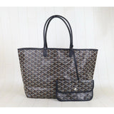Goyard S25092809 Saint-Louis PM Tote Bag Black (Very Good Condition)