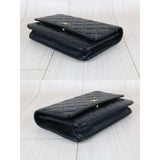 Chanel S25090405 Full Set Matrasse Chain Caviar Skin WOC19 Shoulder Bag Black Made In 2019～2020 (Very Good Condition)