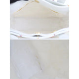 Chanel H25090813 Calf Leather Wild Ditch Hand Bag White Made In 2003～2004 (Good Condition)