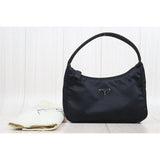 Prada 25090404 Nylon HOBO HandBag Black (Very Good Condition)