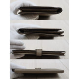 Hermes Bean Long Wallet Etoupe Gray J Stamp Made In 2006 V25101613 (Good Condition)