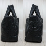Chanel Down Tote Bag Black Made in 2009-2010 V25100717 (Good Condition)