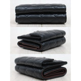 Chanel V25090905 Caviar Skin Black Wallet Made In 2020-2021 (Very Good Condition)