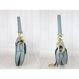 Dior Trotter Saddle Medium Blue S25073011 (Very Good Condition)